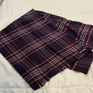 Lands' End Plaid Scarf